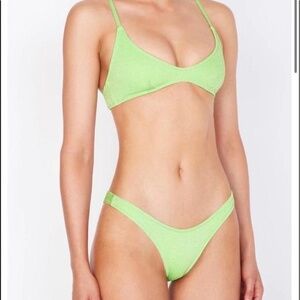 Triangl Maia Bikini - Lime Sparkle Maia